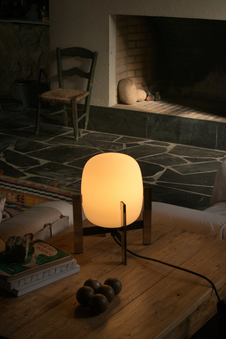 Cesta Metalica Lamp - Santa & Cole - Floor Lamps - Without Leather Handle - HORNE