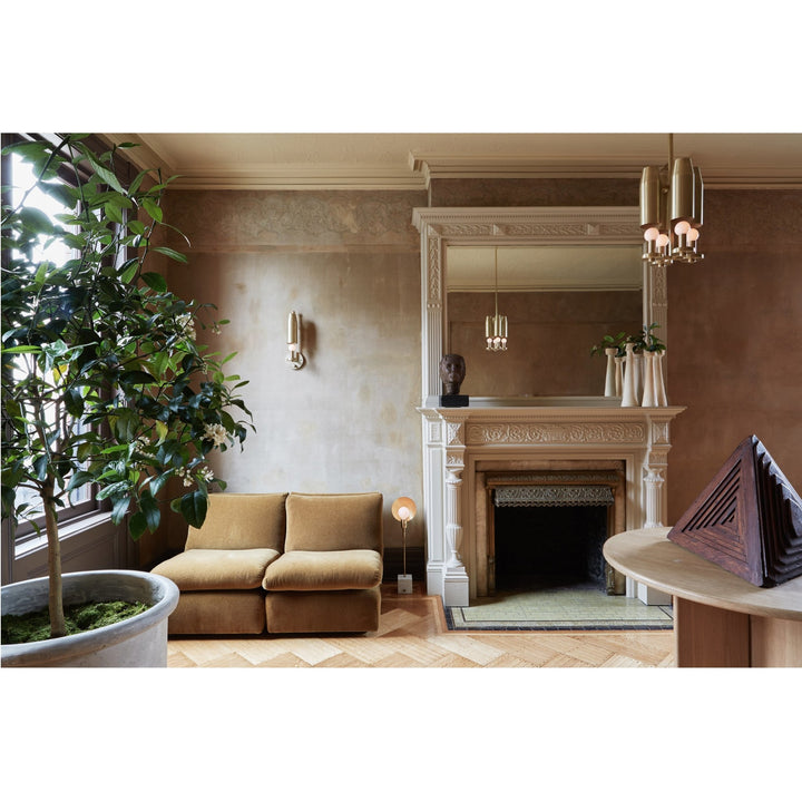Chamber Sconce - Workstead - Wall Sconces - Hardwired - Hewn Brass - HORNE