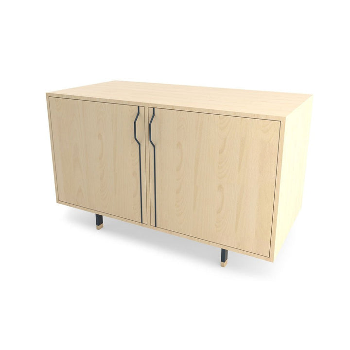 Chapman Double Unit Storage Cabinet - Maple - Tronk - Sideboards + Cabinets - Navy - HORNE