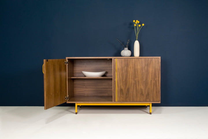Chapman Double Unit Storage Cabinet - Maple - Tronk - Sideboards + Cabinets - Navy - HORNE