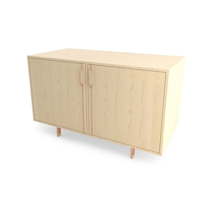 Chapman Double Unit Storage Cabinet - Maple - Tronk - Sideboards + Cabinets - Rose Copper - HORNE