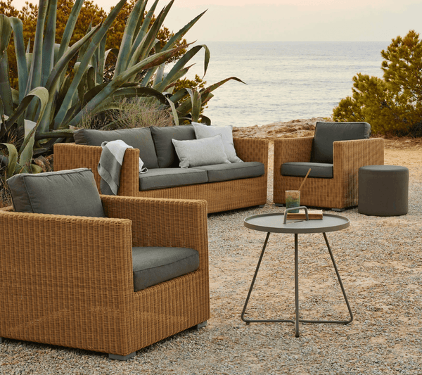 Chester 3 - Seater Sofa - Cane Line - Outdoor Furniture - Natural - Taupe Natté - HORNE