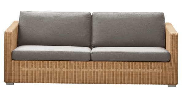 Chester 3 - Seater Sofa - Cane Line - Outdoor Furniture - Natural - Taupe Natté - HORNE