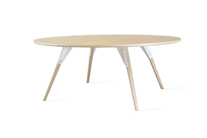 Clarke Large Circle Coffee Table - Maple - Tronk - Tables + Desks - White - HORNE