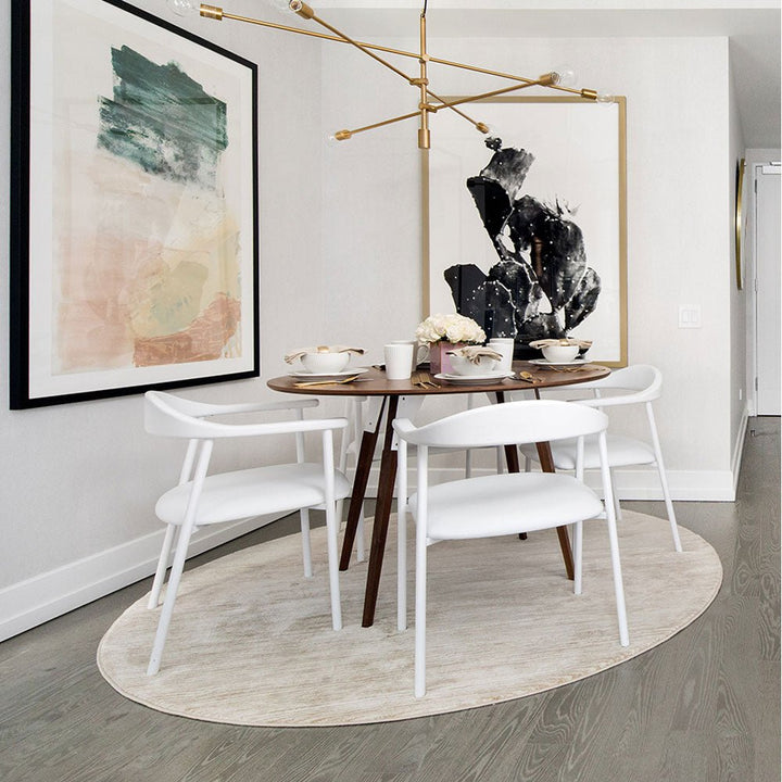 Clarke Large Oval Dining Table - Walnut - Tronk - Tables + Desks - White - HORNE
