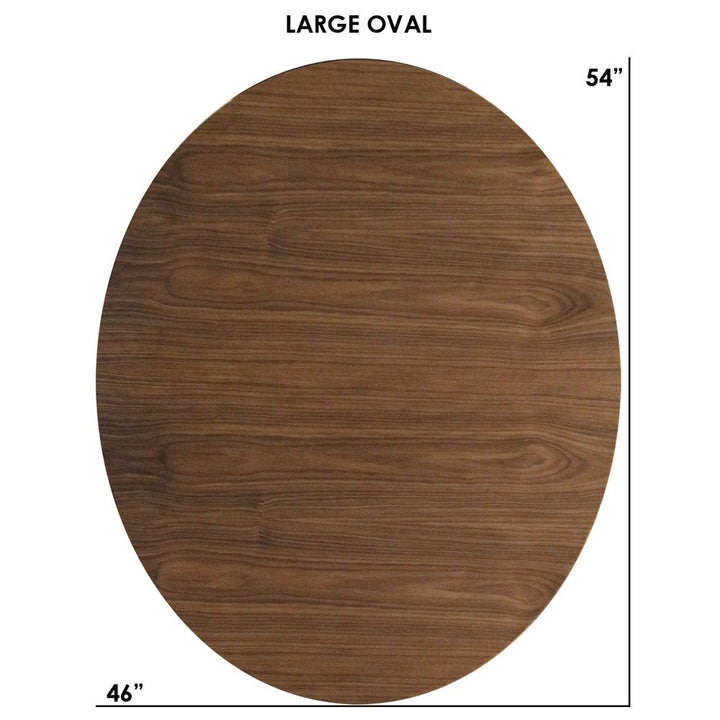 Clarke Large Oval Dining Table - Walnut - Tronk - Tables + Desks - White - HORNE