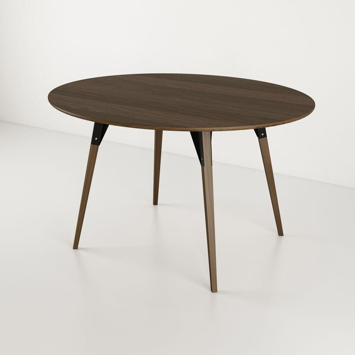 Clarke Large Oval Dining Table - Walnut - Tronk - Tables + Desks - Black - HORNE