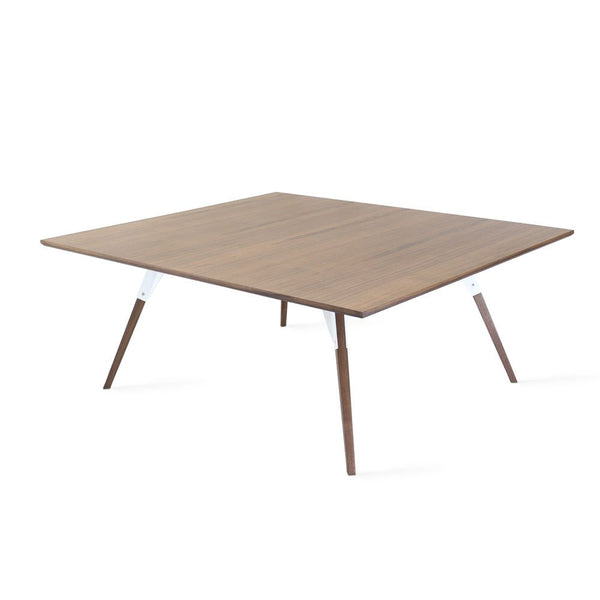 Clarke Large Rectangle Coffee Table - Walnut - Tronk - Tables + Desks - White - HORNE