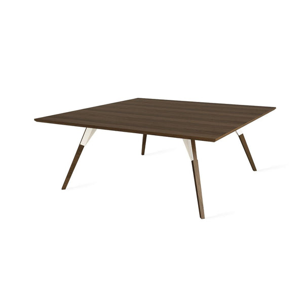Clarke Large Square Coffee Table - Walnut - Tronk - Tables + Desks - White - HORNE