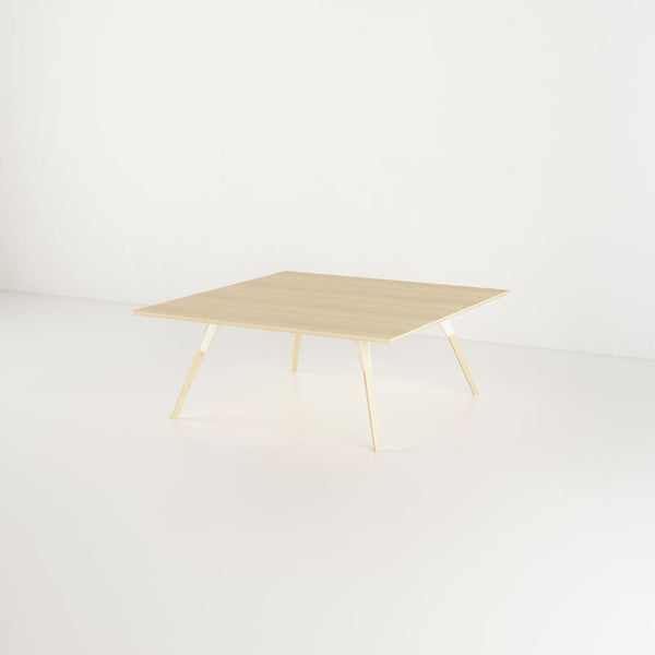 Clarke Small Square Coffee Table - Maple - Tronk - Tables + Desks - White - HORNE