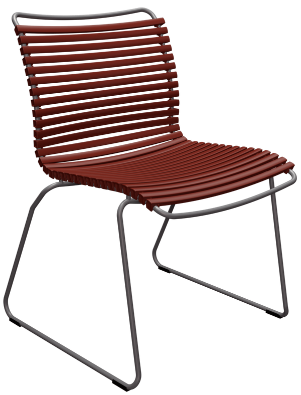 CLICK Outdoor Dining Chair - No Armrests - HOUE - Outdoor Furniture - Paprika - HORNE