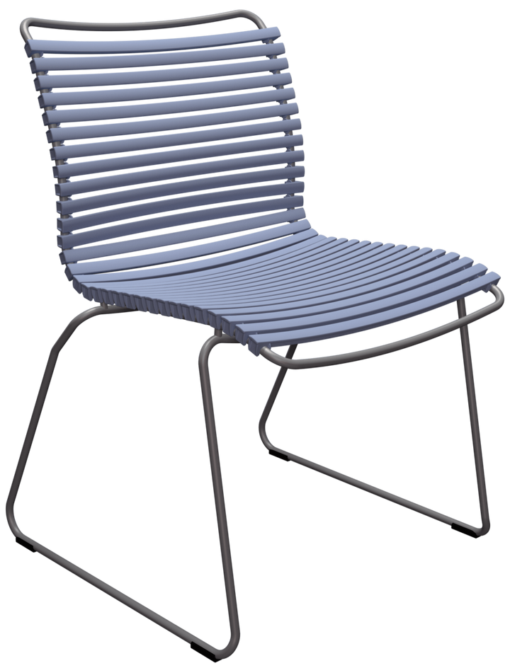 CLICK Outdoor Dining Chair - No Armrests - HOUE - Outdoor Furniture - Pigeon Blue - HORNE