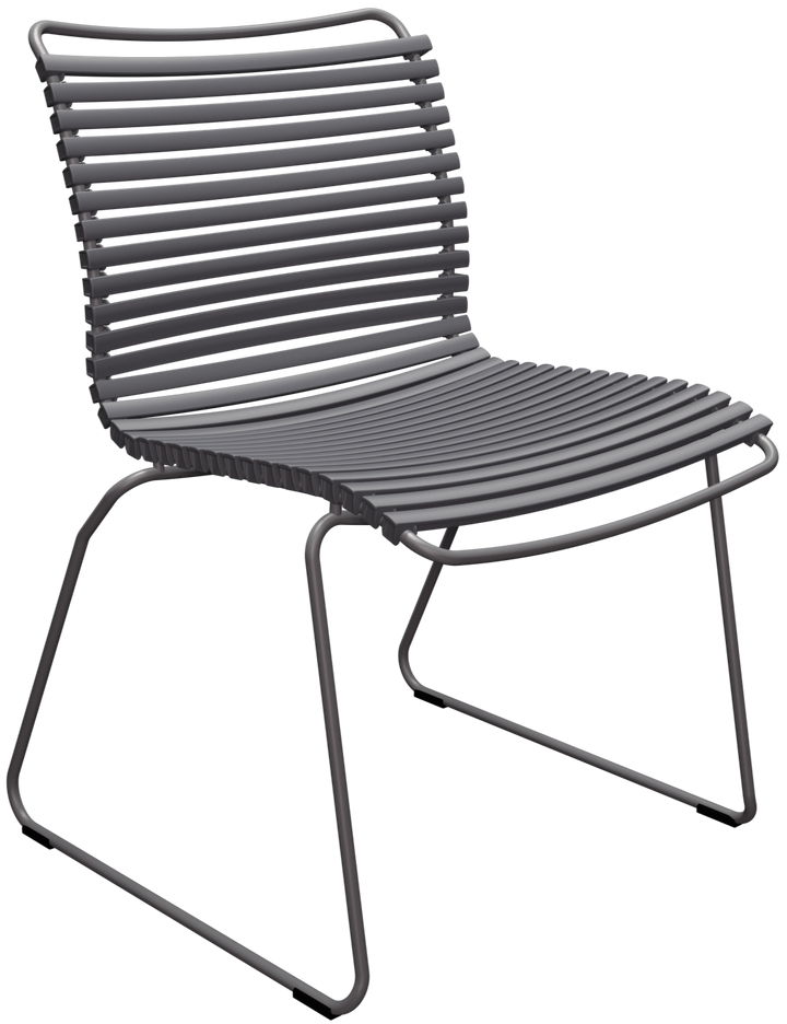 CLICK Outdoor Dining Chair - No Armrests - HOUE - Outdoor Furniture - Dark Grey - HORNE