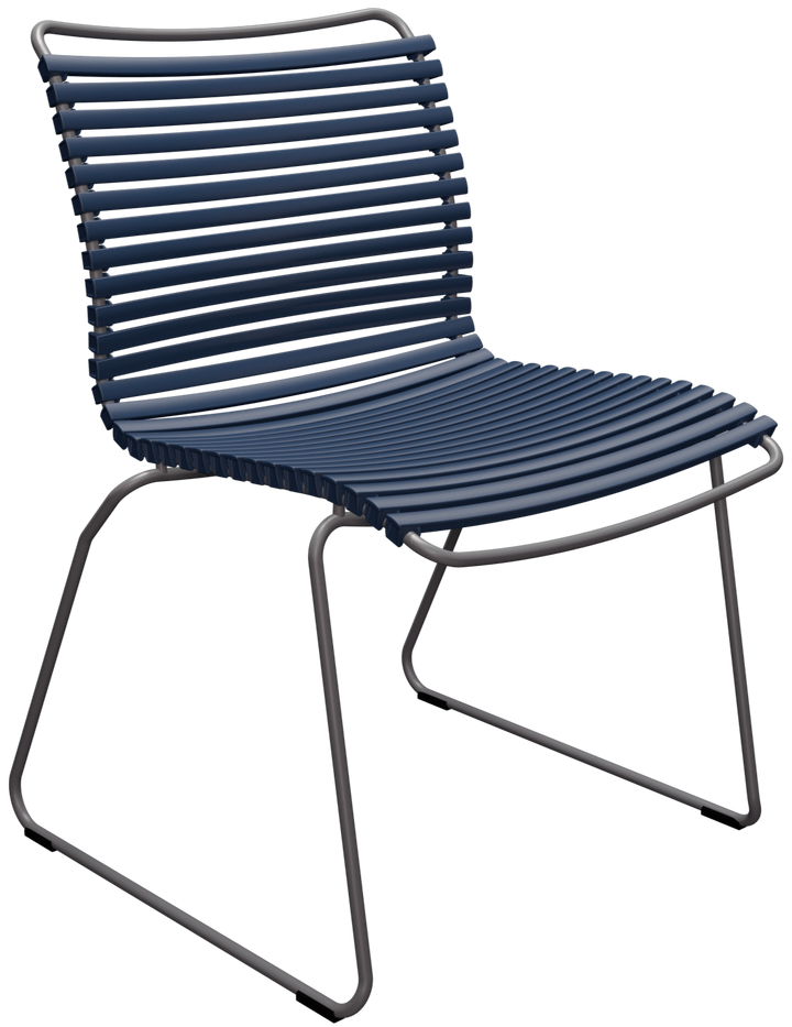 CLICK Outdoor Dining Chair - No Armrests - HOUE - Outdoor Furniture - Dark Blue - HORNE
