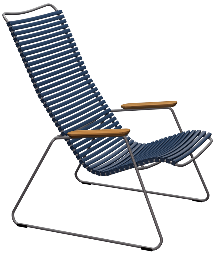 CLICK Outdoor Lounge Chair - HOUE - Outdoor Furniture - Dark Blue - HORNE