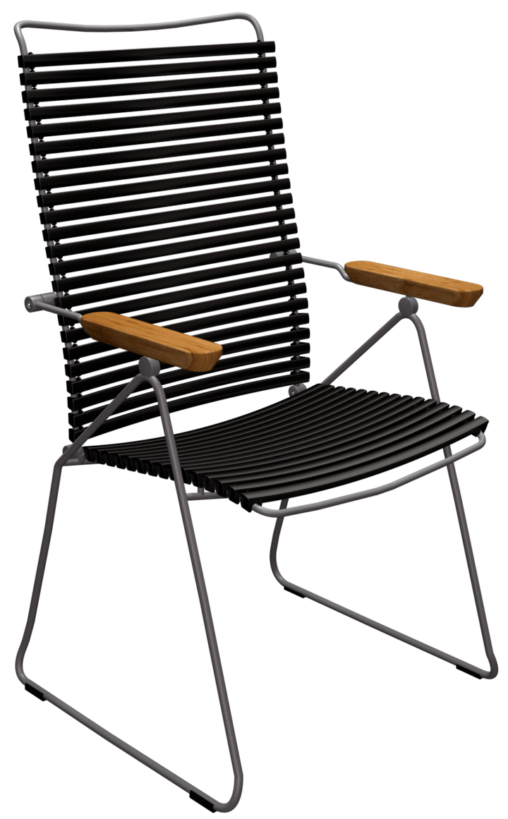 CLICK Outdoor Position Chair - HOUE - Outdoor Furniture - Black - HORNE