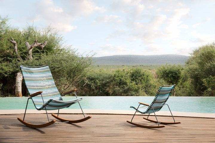 CLICK Outdoor Rocking Chair - HOUE - Outdoor Furniture - Dark Blue - HORNE