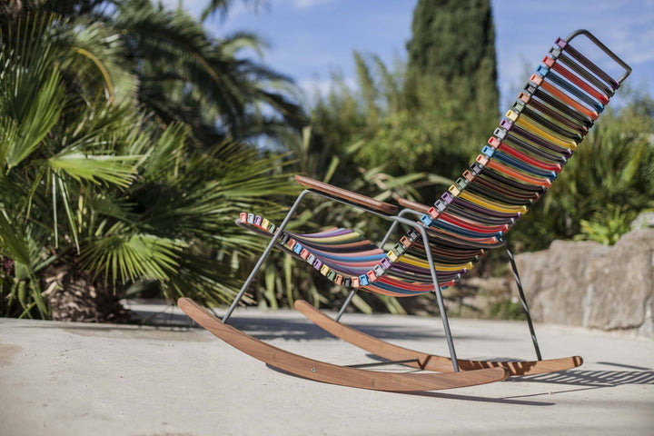 CLICK Outdoor Rocking Chair - HOUE - Outdoor Furniture - Dark Blue - HORNE