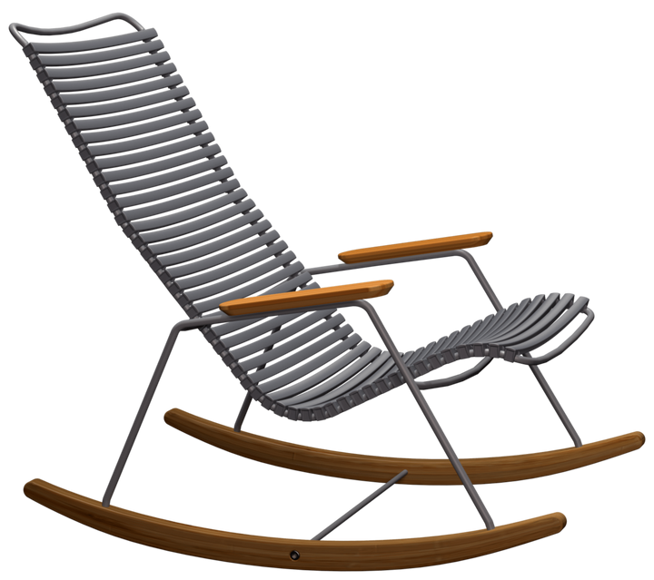 CLICK Outdoor Rocking Chair - HOUE - Outdoor Furniture - Dark Grey - HORNE