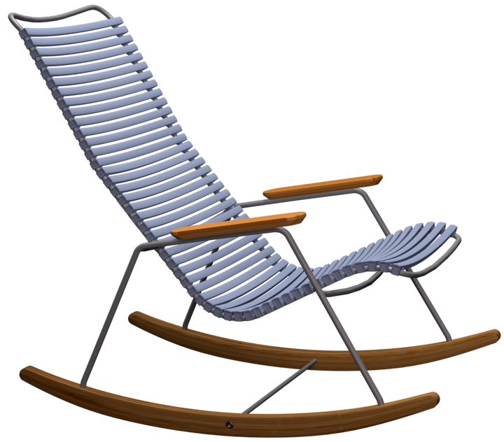 CLICK Outdoor Rocking Chair - HOUE - Outdoor Furniture - Pigeon Blue - HORNE