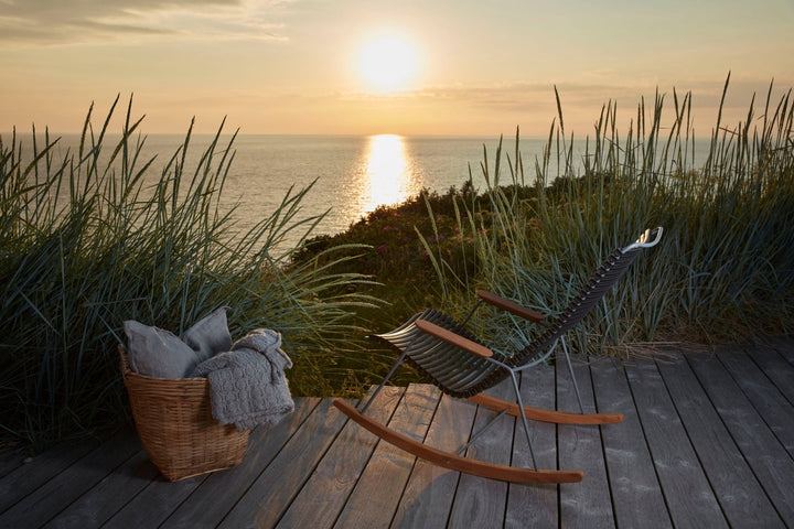 CLICK Outdoor Rocking Chair - HOUE - Outdoor Furniture - Dark Blue - HORNE