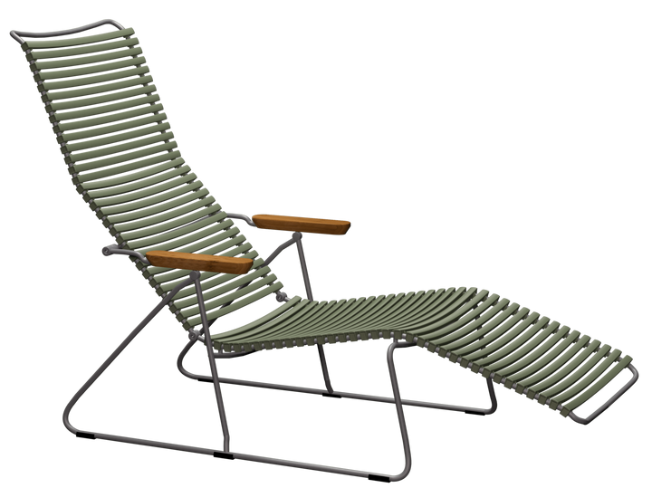 CLICK Sunlounger - HOUE - Outdoor Furniture - Olive Green - HORNE