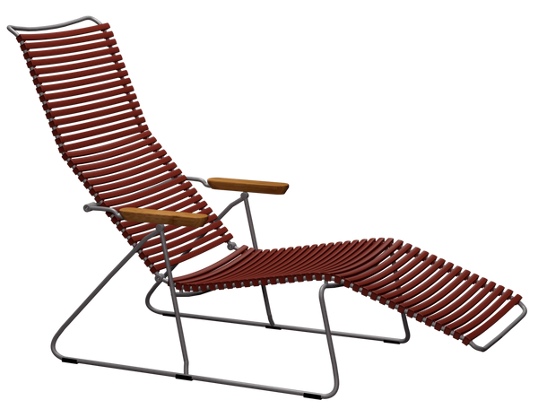 CLICK Sunlounger - HOUE - Outdoor Furniture - Paprika - HORNE