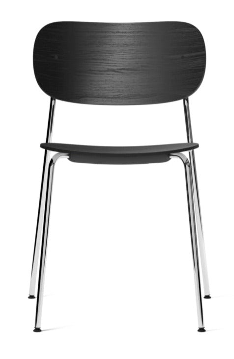 Co Chair - w/o Armrest - Audo Copenhagen - Chairs - Chrome / Black Oak - HORNE