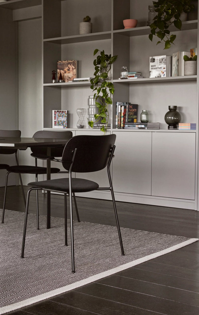 Co Chair - w/o Armrest - Audo Copenhagen - Chairs - Black / Dark Oak - HORNE