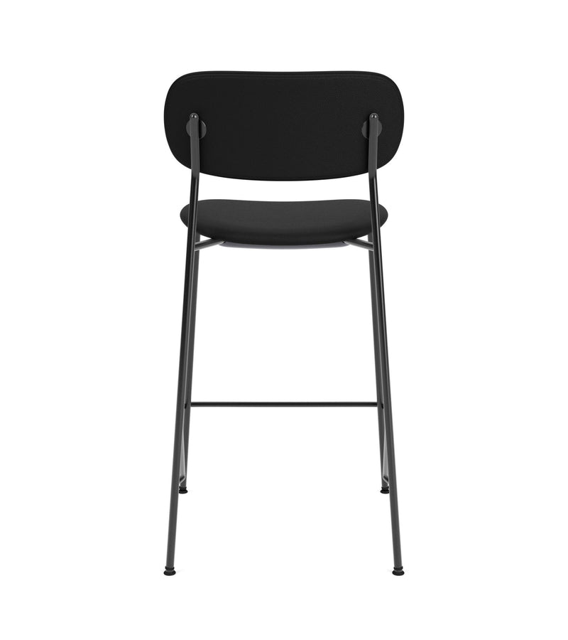 Co Counter Chair - Fully Upholstered - Audo Copenhagen - Chairs - Black Steel/ Audo Boucle 02 (Beige) - HORNE