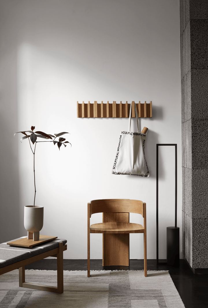 Column Coat Rack - Kristina Dam - Coat + Key Racks - Black Oak - HORNE