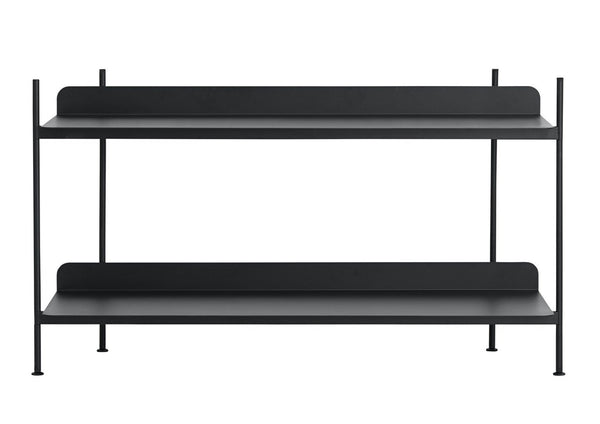 Compile Shelving System - Muuto - Shelving - Config 1 - Black - HORNE