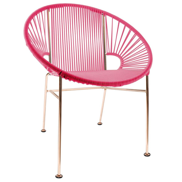 Concha Chair - Copper Base - Set of 2 - Innit Designs - Chairs - Pink - HORNE