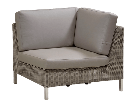 Connect Corner Module - Cane Line - Outdoor Furniture - Add Taupe Cushion Set - HORNE