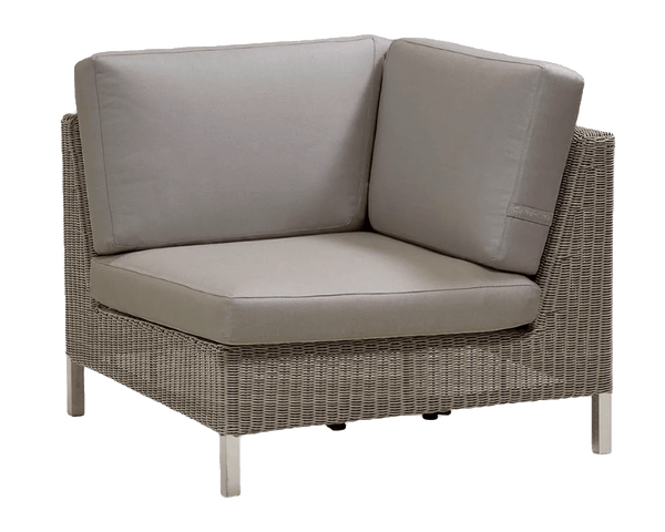 Connect Corner Module - Cane Line - Outdoor Furniture - Add Taupe Cushion Set - HORNE