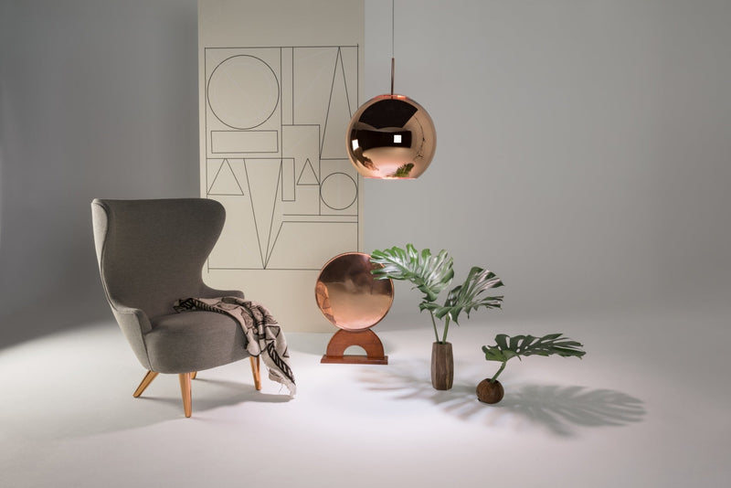 Copper LED Round 25 Pendant - Tom Dixon - Pendants - HORNE