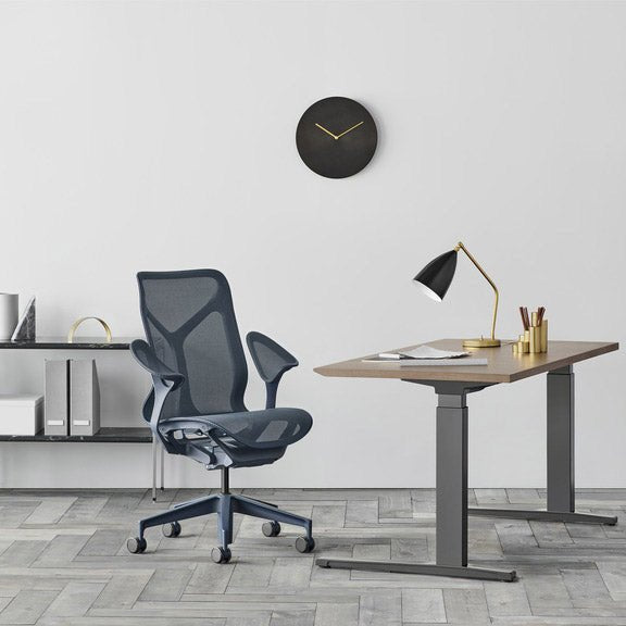 Cosm™ Chair - Low Back - Herman Miller® - Chairs - Fixed Arms - Nightfall Frame/Chassis/Base - HORNE