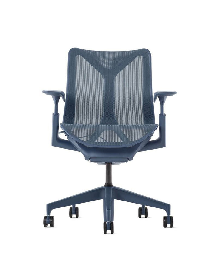 Cosm™ Chair - Low Back - Herman Miller® - Chairs - Fixed Arms - Nightfall Frame/Chassis/Base - HORNE