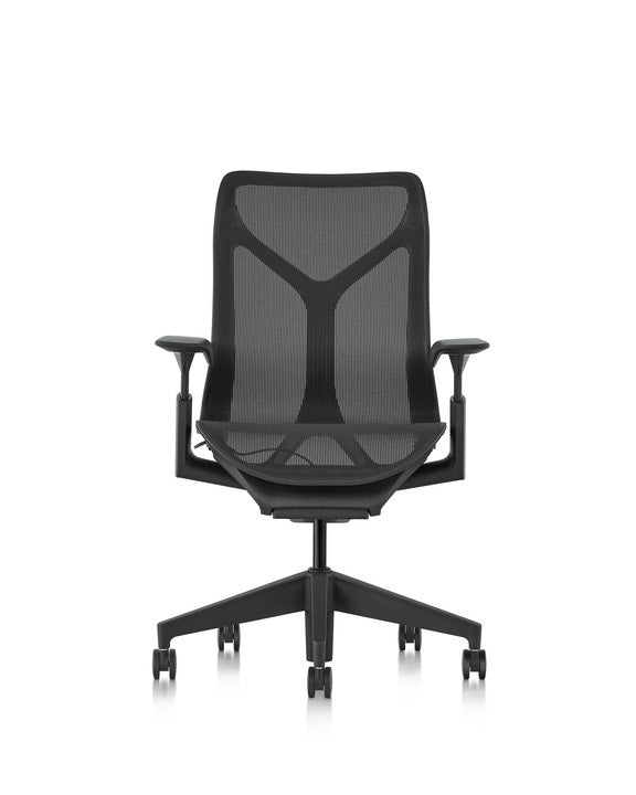 Cosm™ Chair - Mid Back - Herman Miller® - Chairs - Graphite Frame/Chassis/Base - HORNE