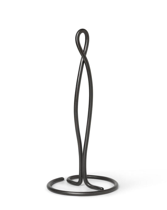 Curvature Paper Towel Holder - Ferm Living - Kitchen & Dining - Black Brass - HORNE