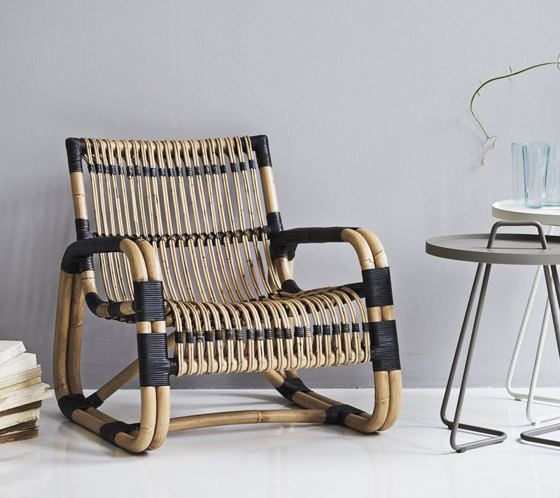 Curve Indoor Lounge Chair - Cane Line - Chairs - Black - HORNE