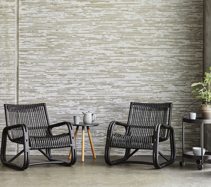 Curve Indoor Lounge Chair - Cane Line - Chairs - Black - HORNE