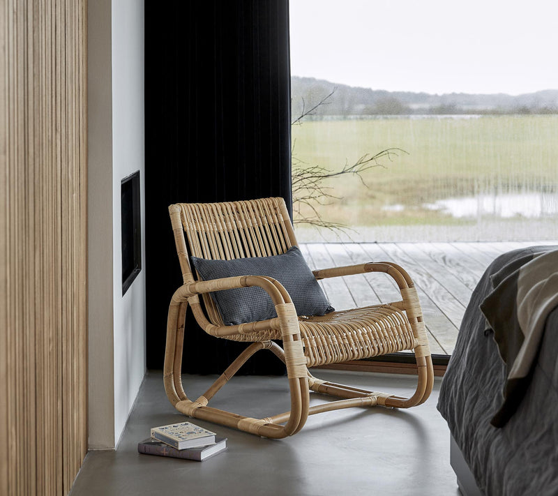Curve Indoor Lounge Chair - Cane Line - Chairs - Black - HORNE