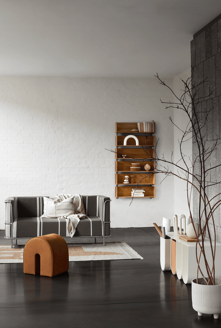 Curved Bench - Kristina Dam - Stools + Benches + Ottomans - Black - HORNE