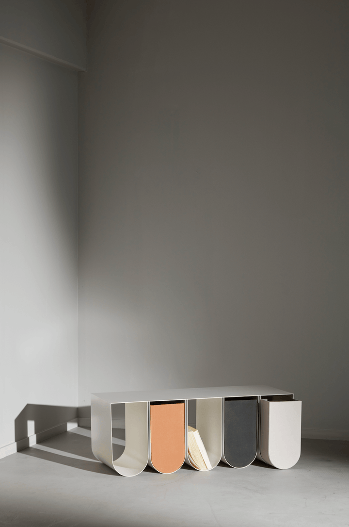 Curved Bench - Kristina Dam - Stools + Benches + Ottomans - Black - HORNE
