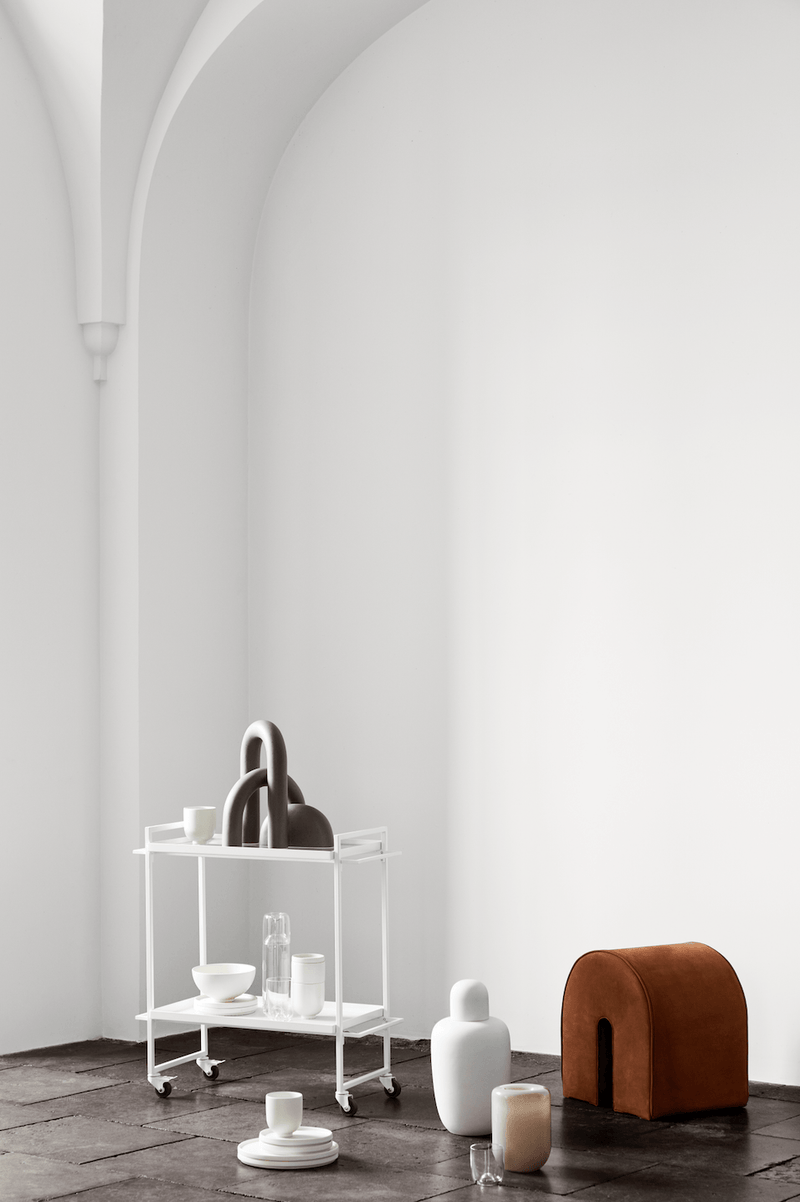 Curved Pouf - HORNE