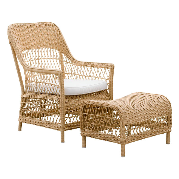 Dawn Foot Stool - Exterior - Sika Design - Outdoor Furniture - Natural - HORNE