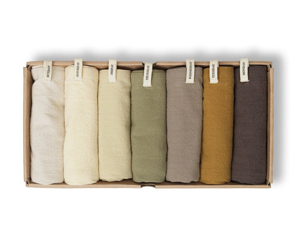 Day Tea Towel - Set of 7 - Ferm Living - Kitchen & Dining - Calm - HORNE