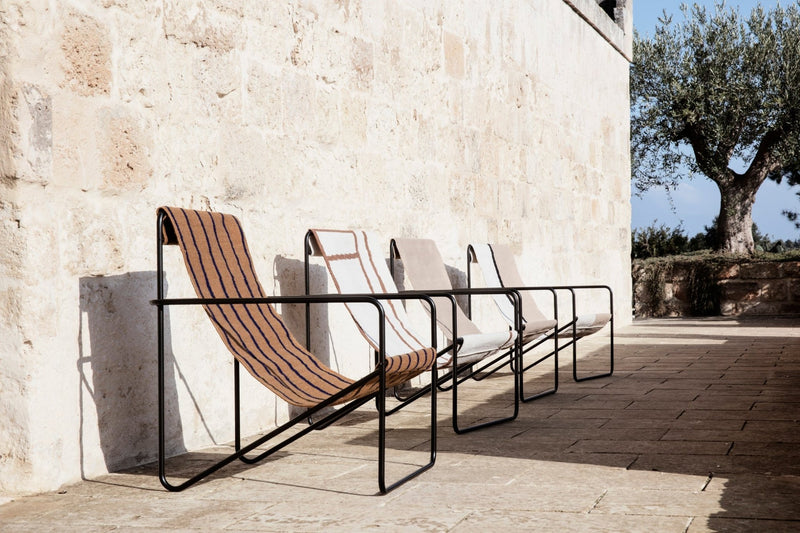 Desert Lounge Chair, Cashmere Frame - Set of 2 - Ferm Living - Chairs - Soil - Soil - HORNE