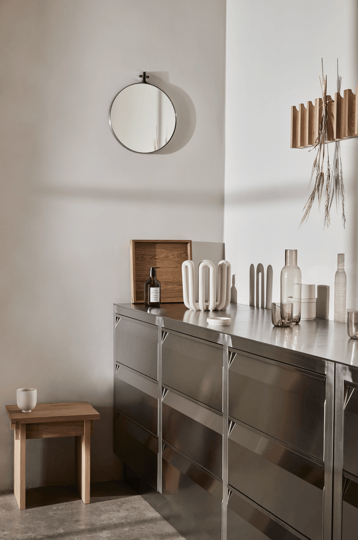 Dowel Mirror - Round - HORNE